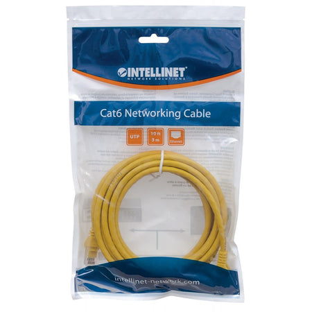 Cavo di rete Patch in Rame Cat. 5e Giallo UTP 10 m