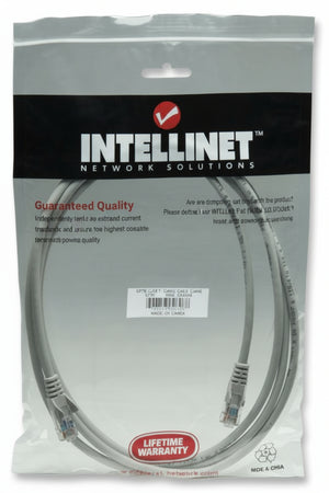 Cavo di rete Patch in Rame Cat. 5e Grigio UTP 10 m