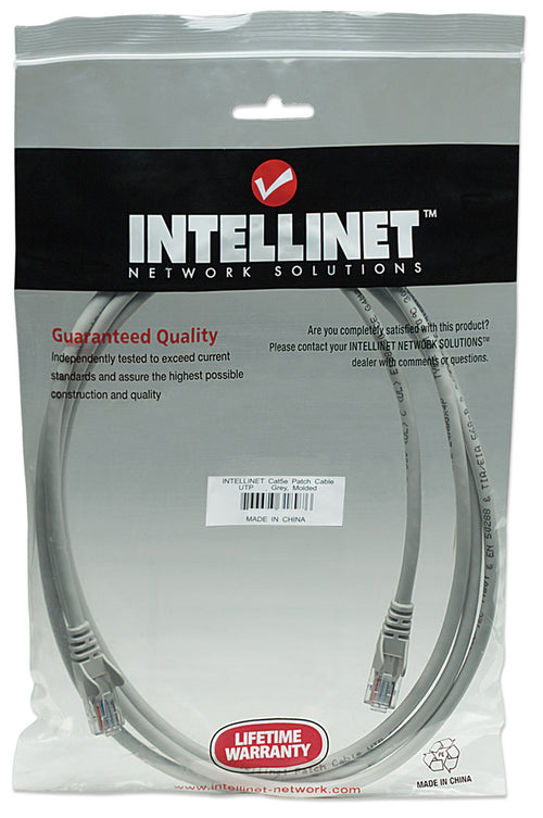 Cavo di rete Patch in Rame Cat. 5e Grigio UTP 15 m