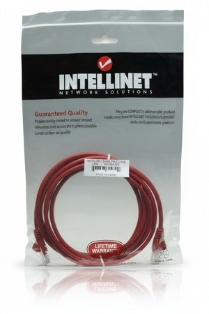 Cavo di rete Patch in Rame Cat. 5e Rosso UTP 20 m