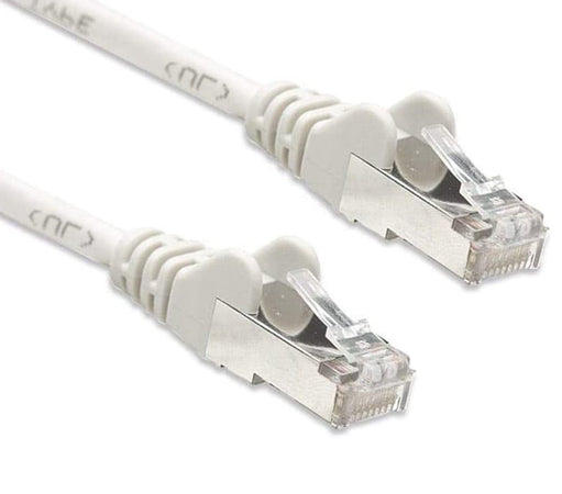 Cavo di rete Patch in Rame Schermato Cat. 5e Bianco F/UTP 2 m