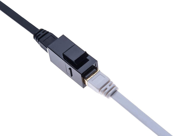 Accoppiatore RJ45 F/F UTP Cat5e Keystone Nero
