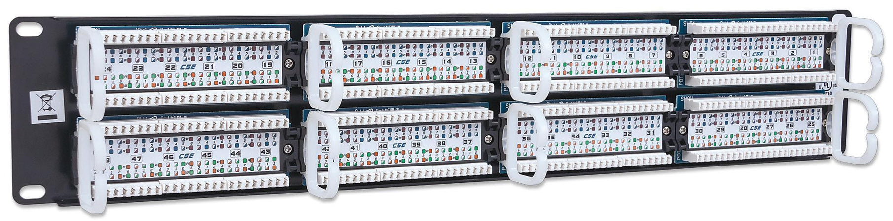 Pannello Patch UTP 48 Posti RJ45 cat. 5E
