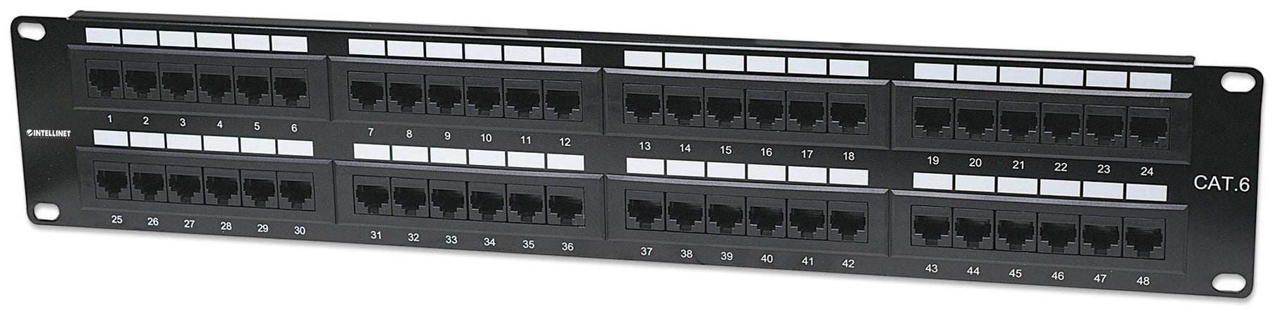 Pannello Patch UTP 48 posti RJ45 cat. 6