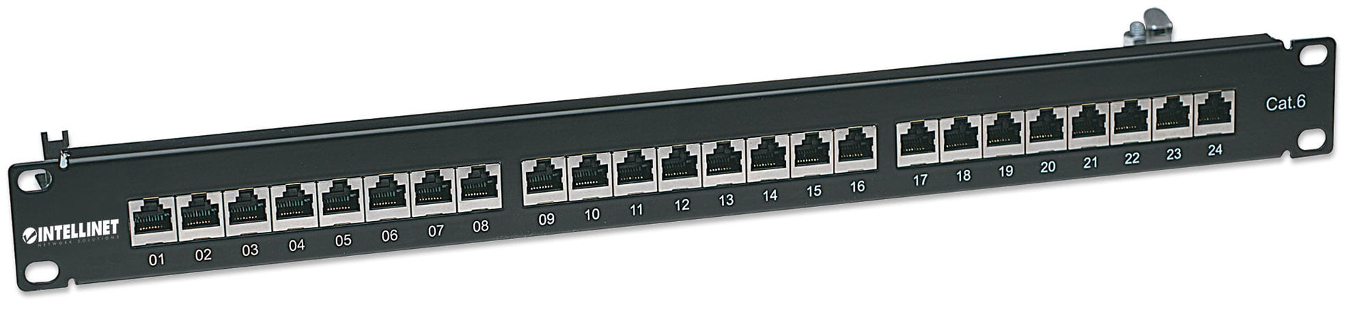 Pannello Patch STP 24 posti RJ45 Cat. 6