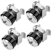 Kit Set 50 Viti 50 Dadi e 50 Rondelle per Montaggio Rack Silver
