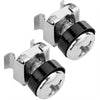 Kit Set 50 Viti 50 Dadi e 50 Rondelle per Montaggio Rack Silver