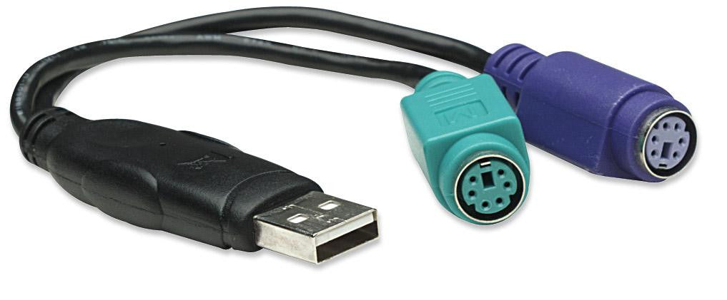 Adattatore USB a doppio PS/2