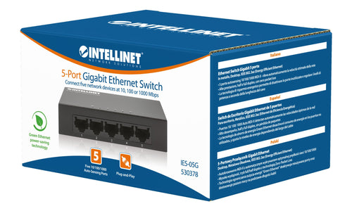 Ethernet Switch Gigabit con 5 porte Desktop
