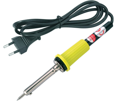 Kit per Saldatura 3 Pezzi con Stagnatore 30 Watt Supporto con Spugna e Stagno