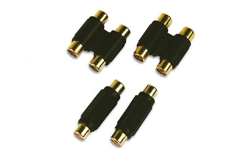 Adattatore audio singolo RCA Femmina/Femmina