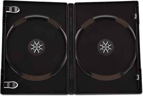 Custodia Doppia per DVD/CD BOX Nero