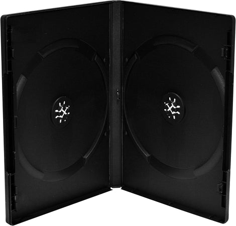 Custodia Doppia per DVD/CD BOX Nero