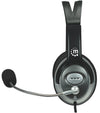 Cuffia Stereo Classica con Microfono 2x3.5mm