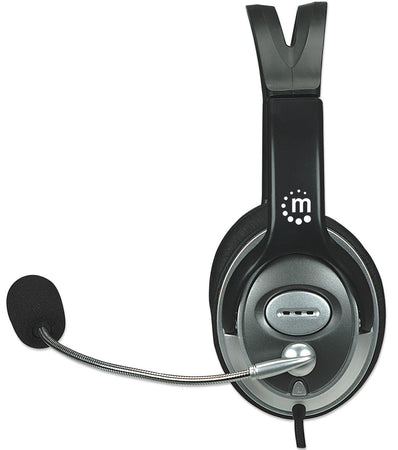 Cuffia Stereo Classica con Microfono 2x3.5mm