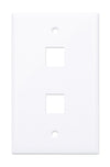 Placca Porta Frutti 2 Posti Mod.503 Bianco