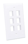 Placca Porta Frutti 6 Posti Mod.503 Bianco