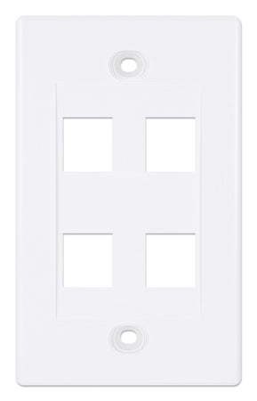 Placca Porta Frutti 4 Posti Mod.503 Bianco