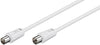 Cavo Antenna TV M/F 10 mt bianco