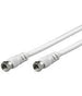 Cavo Antenna Satellite F/F 2,5 mt bianco
