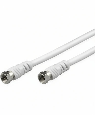 Cavo Antenna Satellite F/F 10 mt bianco