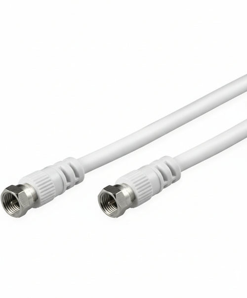 Cavo Antenna Satellite F/F 10 mt bianco