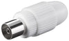 Connettore Cavo Antenna TV Femmina 9.5 mm