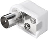 Connettore Cavo Antenna TV Maschio Angolato 9.5 mm
