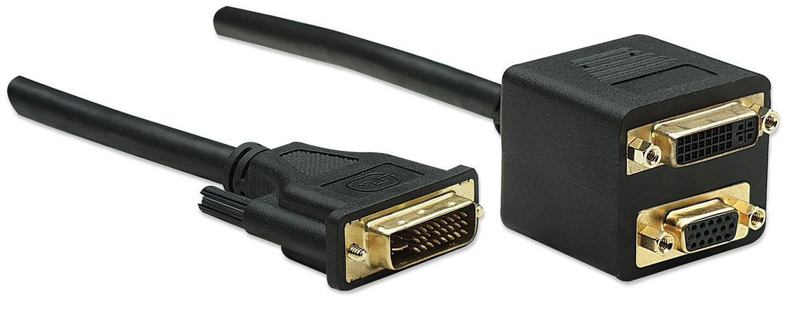 Cavo adattatore sdoppiatore DVI-I a VGA