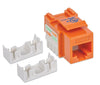 Frutto Keystone RJ45 Cat.6 UTP non schermato Arancione