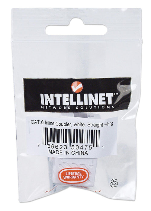 Accoppiatore Cat6 RJ45 F/F UTP colore Bianco