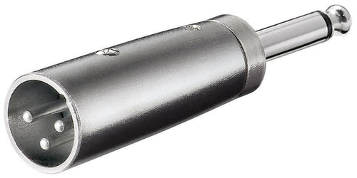 Adattatore XLR Cannon Maschio ad Audio 6,35mm Maschio Mono