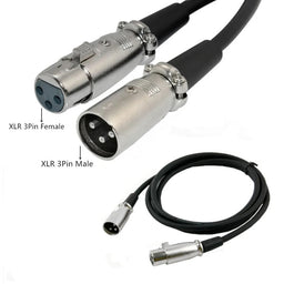 Confezione Da 6 Cavi XLR, Cavo Microfonico XLR Maschio Femmina Cavo Per Altoparlanti Xlr Bilanciato A 3 Pin Per Microfono Mi - Foto 7