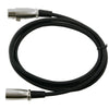Cavo prolunga XLR Cannon 2 mt. col. Nero
