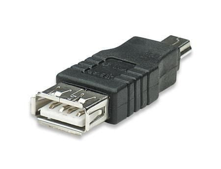 Adattatore USB A femmina a Mini B maschio