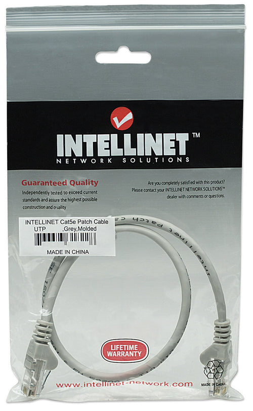 Cavo di rete Patch CCA Cat. 5e Grigio UTP 0,5 mt