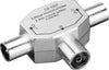 Sdoppiatore per Antenna TV 2 Maschio/Femmina 9.5 mm