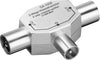 Sdoppiatore per Antenna RF 2 Femmina/Maschio 9.5 mm