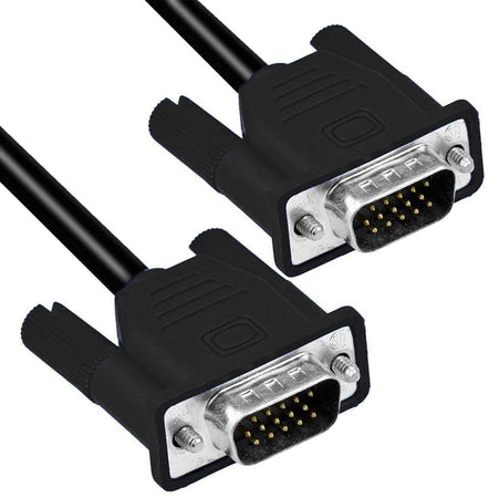 Cavo monitor SVGA standard M/M 7,5 mt NERO