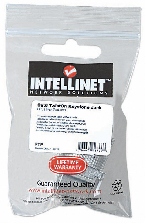 Frutto Keystone Cat6 FTP Tooless