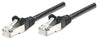 Cavo di rete Patch in Rame Schermato Cat. 5e Nero F/UTP 3 metri