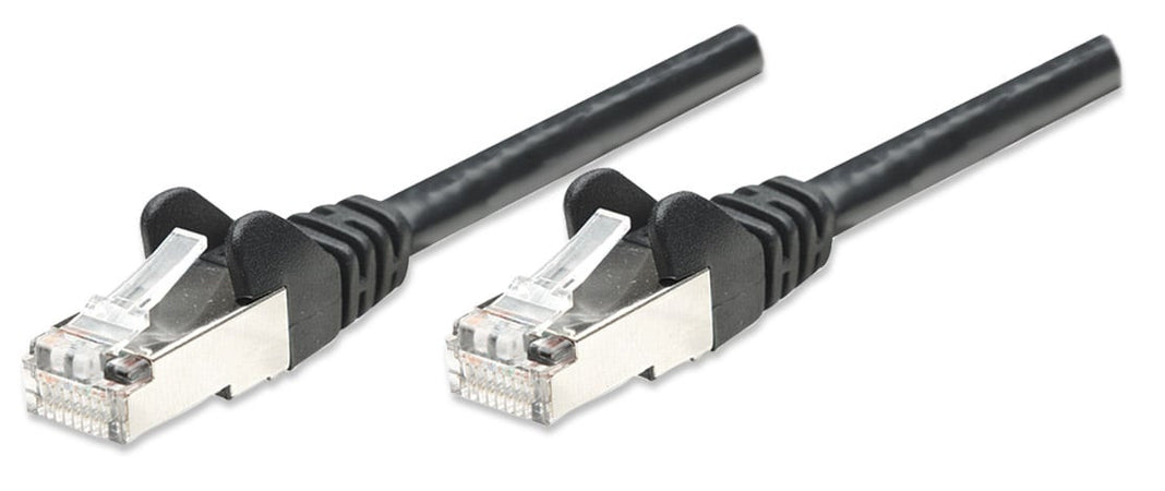 Cavo di rete Patch in Rame Schermato Cat. 5e Nero F/UTP 10 m