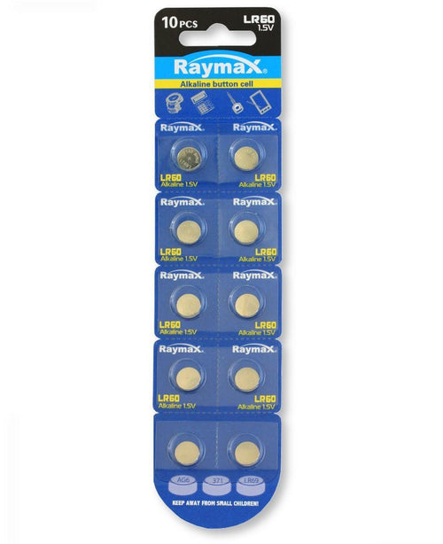 Batterie a bottone Alcalina LR60 LR621 364 AG1 (set 10 pz)