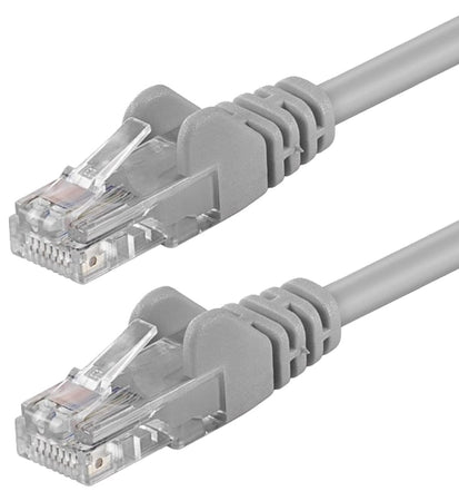 Cavo di rete Patch in Rame Cat. 6A Grigio UTP 0,3 m