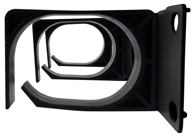 Pannello Passacavi 1U per Armadio 10'' Nero