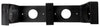 Pannello Passacavi 1U per Armadio 10'' Nero