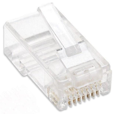 Confezione 100 Plug RJ45 per Cavo Flessibile Cat.6 UTP