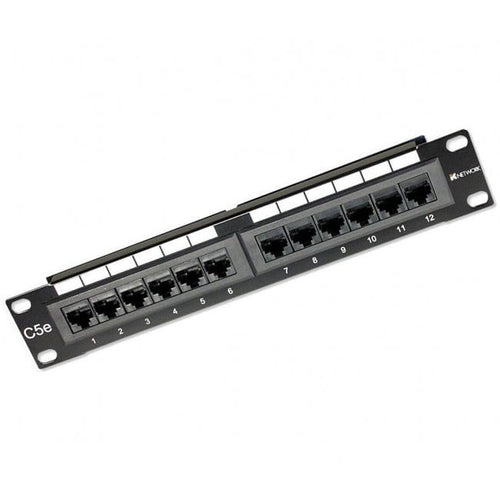 Pannello Patch 12 Porte, 10'', 1U, CAT5E UTP