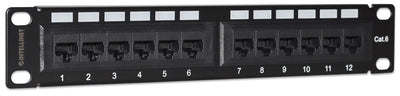 Pannello Patch per Rack 10'' 12 Porte UTP Cat.6 1HE