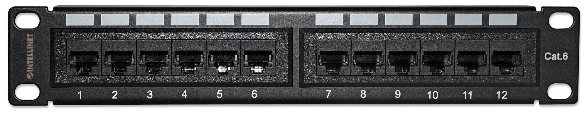 Pannello Patch per Rack 10'' 12 Porte UTP Cat.6 1HE